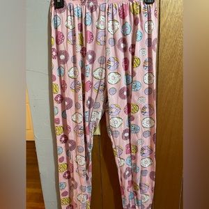 Women’s Pink Donut PJ Pants